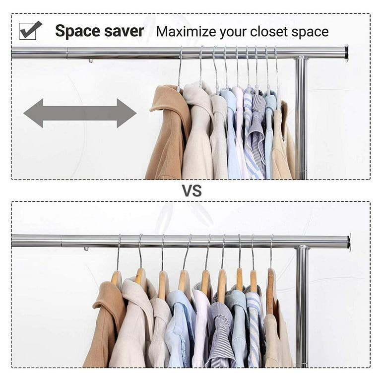  Heavy Duty Plastic Hangers 50 Pack with Non-Slip Design,0.2  Inches Thick,360°Swivel Hook Space Saving Organizer for Bedroom  Closet,Shirts,Pants,Strong Enough for Coat (Grey- S Shaped) : Home & Kitchen