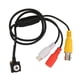 thumbnail image 1 of Mini cámara de seguridad impermeable con visión nocturna, gran angular de 170 °, formato NTSC, cámara de vigilancia AV con cable y micrófono para CCTV, 1 of 10