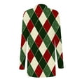 thumbnail image 3 of Mifsaly Christmas Cardigan for Women Merry and Bright Xmas Trees Open Front Cardigans Long Sleeve Lightweight Flowy Outerwear Vacation Blouse 2025 Festival Party Outfits, 3 of 6