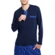 thumbnail image 2 of Pijama Hombre Playera Tejido De Punto ALG. Pantalon Popelina, 2 of 8