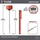 thumbnail image 4 of Taylor Precision Products Termómetro digital de lectura instantánea para carne, parrilla, cocina, barbacoa, cocina, viene con clip de manga de bolsillo, rojo, 4 of 5