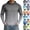 #02 Black, variant on Fishing Shirts for Men Long Sleeve Sun Hoodie Performance Soft Rash Guard with Thumbholes for Workout Running,S,Green