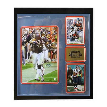 Nfl Autograph Signings - NFL 30x34 Autograph Frame, Arian Foster Houston Texans