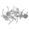 thumbnail image 3 of 25pcs Durable Store Organizing Tools 2 Inch Single Driver Display Assorted Metal Plating Supermarket Shelf Pegboard Hooks, 3 of 5