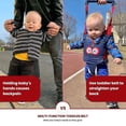 thumbnail image 4 of Arnés para caminar para bebés - Andador portátil para niños - Cinturón auxiliar para andador de bebés pequeños - Ayuda al bebé a caminar - Asistencia de apoyo para el aprendizaje de la marcha infantil, 4 of 5