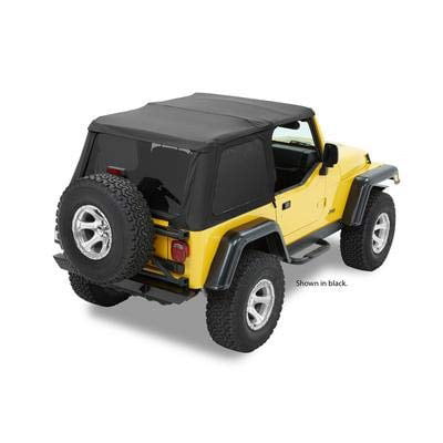 bestop 56820-37 spice trektop nx complete frameless replacement soft top with sunrider sunroof feature for 1997-2006 wrangler (except
