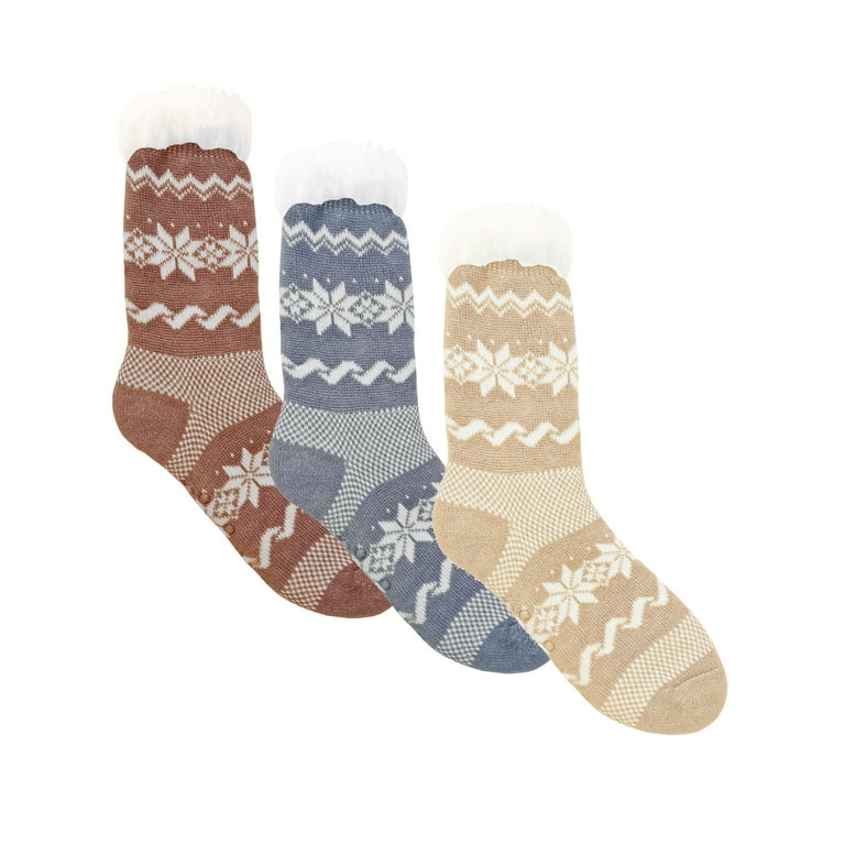 Mens sherpa slipper socks shop