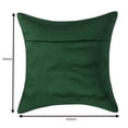 thumbnail image 3 of Stylo Culture Indian Chair Seat Throw Pillow Covers 16 x 16 Solid Dark Green Modern 40cm x 40cm Home Decor Polydupion Solid Square Cushion Covers | Set Of 2, 3 of 4