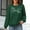A238 Green, variant on Xdegoge Ugly Sweatshirt Christmas Women Waffle-Knit Crew Neck Long Sleeve Tops Xmas Letter Print Shirts Fashion Plus Size Christmas Holiday Tops for Women Dressy, White M