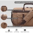 thumbnail image 5 of Duffle Bag for Men   Canvas Travel Duffel Bags for Women Overnight Weekender Bag for Traveling, 5 of 7