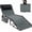 Grey, variant on 5-Position Adjustable Folding Beach Lounge Chair with Face Hole, Pillow & Side Pocket, Portable Face Down Chaise for Outdoor Backyard, Pool, Patio, Beach, Pink