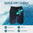 thumbnail image 4 of Dude Perfect Swim Trunk, Men's Quick Dry Board Shorts, Swim Shorts with Mesh Lining, Summer Bathing Suit Beachwear, 4 of 9