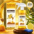 thumbnail image 2 of Beeswax Wood Polish Spray, Natural Furniture Polish for Wood Table Cabinet Antique, Quick Spray & Wipe Formula Restores Shine, 4 fl oz (120ml) (3 PCS), 2 of 7