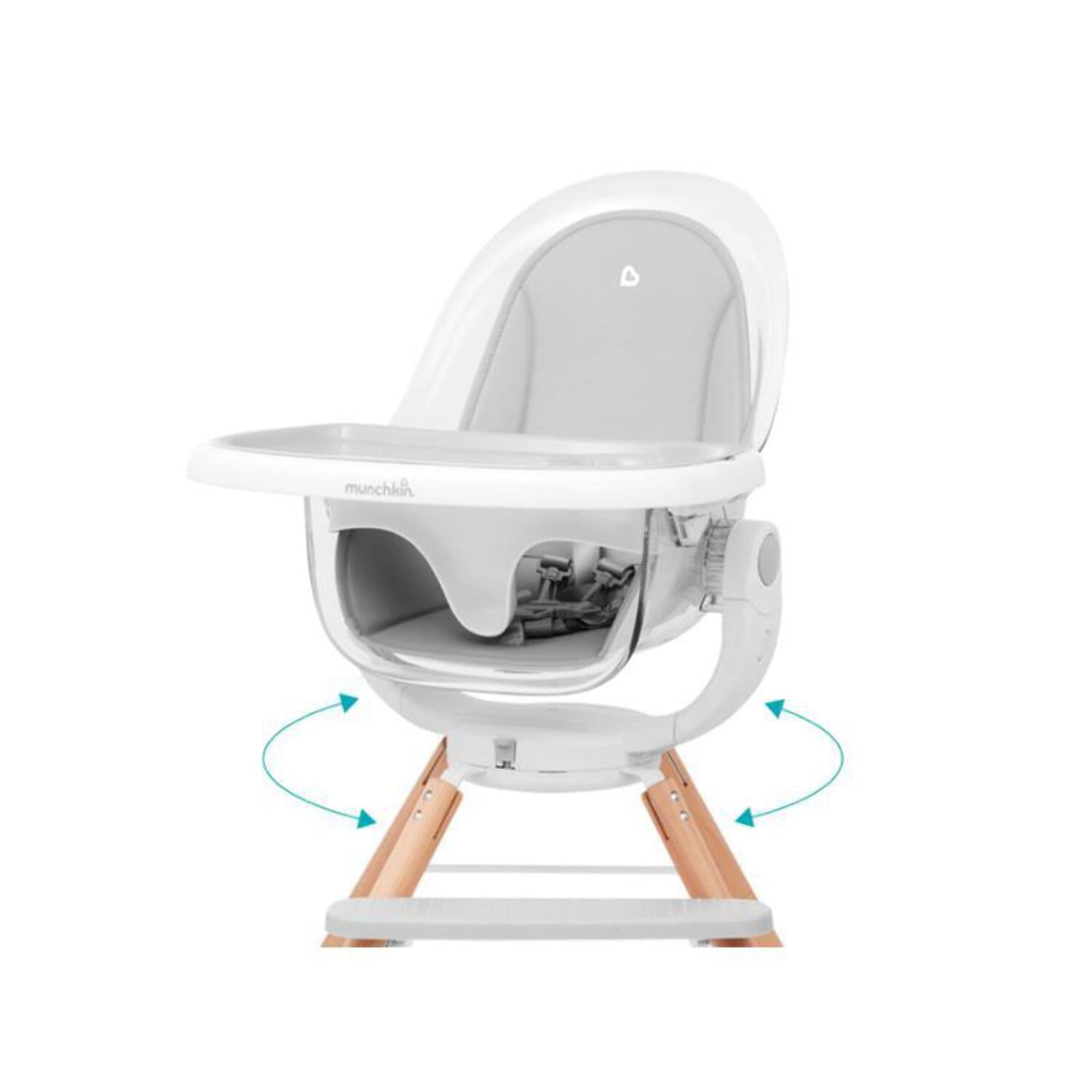 Munchkin 360 Cloud Baby and Toddler High Chair White Unisex Walmart