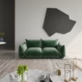 thumbnail image 1 of The Magic Home 2-Seater Floor Modular Chenille Sectional Sofa, Green, 1 of 12