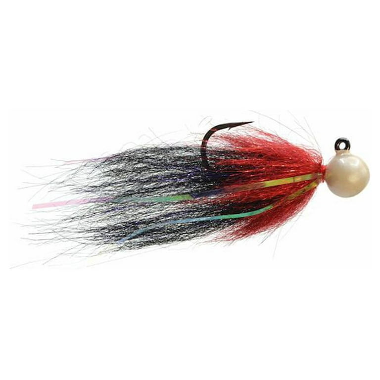 Mustad Addicted Tailout Twitcher Jig Lure Pearl Red and Black