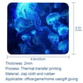 thumbnail image 5 of FeBohao Funny Mouse Pad Mat for Desk Jiaji Cloth Washable Unique Soft Pattern Small Retro Office Computer Women Supply Aesthetic Trendy Haves Kids School Jellyfish, 5 of 6