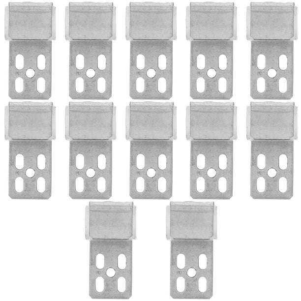 12 clips de resorte para tapicería de sofá cama, silenciosos, para reparación de sofás, soporte para hundimientos y tapicería