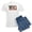 With Blue Strpe Pant, variant on CafePress - Vintage Distressed MERICA Flag Pajamas - Men's Light Loose Fit Cotton Pajama Set