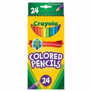 Crayola Colored Pencils, Back to School Supplies for Kids, Teacher Supplies, Pre-sharpened, 24 Ct