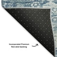 thumbnail image 5 of Addison Rugs Mayfield Premium Machine Washable Transitional Global Denim Rectangle Rug, 8' x 10', 5 of 7