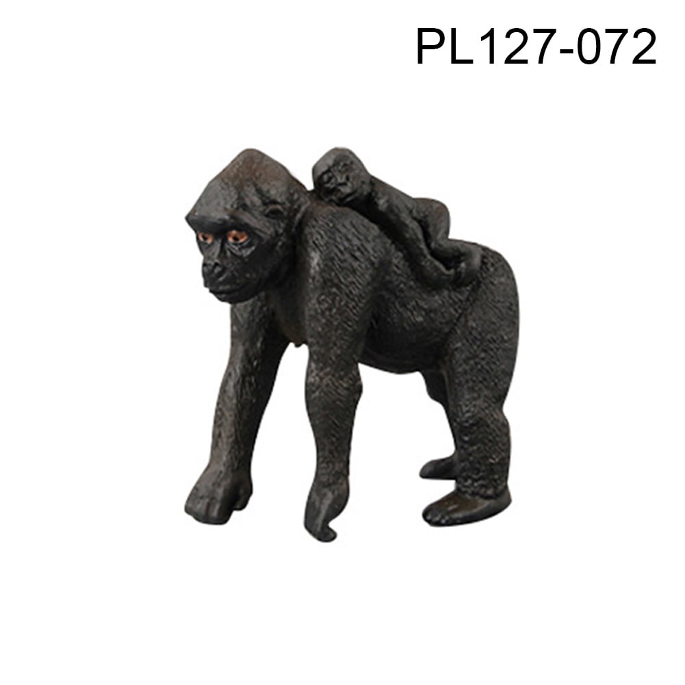 Temacd Simulation Gorilla Wild Animal Action Figure Solid Model