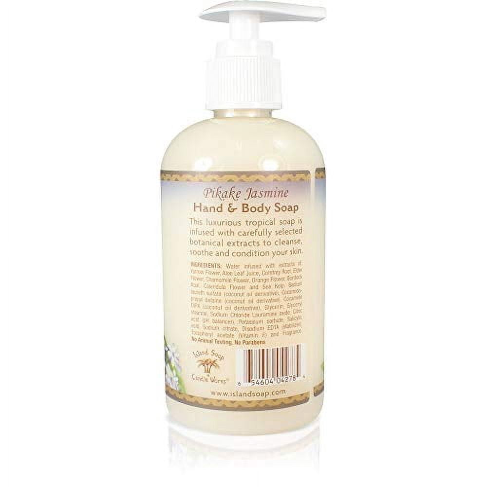 Island Soap & Candle Works Hawaiian Hand and Body Soap Pikake Jasmine