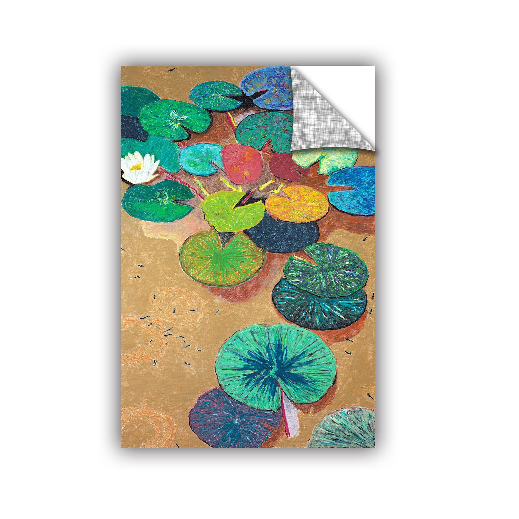 ArtAppealz Allan Friedlander "White Lily" Removable Wall Art