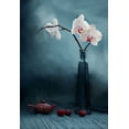 thumbnail image 2 of Jacobs, Lydia 14x18 Black Ornate Wood Framed with Double Matting Museum Art Print Titled - Orchid And Cherry, 2 of 4