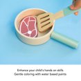 thumbnail image 4 of Wooden Play Food Set, Wooden Kitchen Utensils Play Set Simulated Scene Role Playing Bright Color   for Kids, 4 of 7