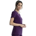 thumbnail image 5 of Cherokee iFlex Women Scrubs Top V-Neck Knit Panel CK605, 5 of 6