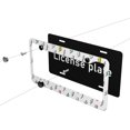 thumbnail image 5 of Cute Doodle Lightning Bolt License Plate Frame 2 Pack, Universal Aluminum License Plate Holder Car Accessories with Screws for Women, 5 of 7