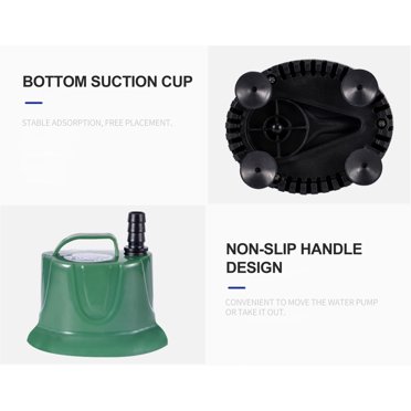 Submersible Pump 15W 600L/H Submersible Water Pump Mini Fountain Pump Power Cord Ultra Quiet Waterproof Water Pump Aquarium Fish Tank Pond Water Gard