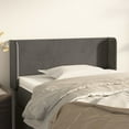 thumbnail image 4 of vidaXL Headboard with Ears Dark Gray 40.6"x6.3"x30.7"/34.6" Velvet, 4 of 36