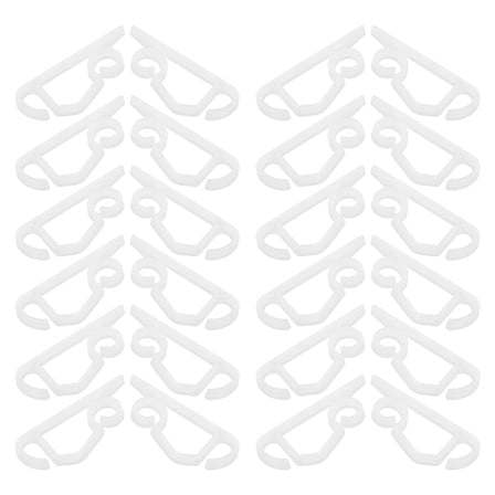 FUTUREORYY 50Pcs Outdoor Light Hooks for Holiday Decorations 1.97X0.83X0.16in