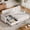 White, variant on Walsunny Pull Out Sofa Bed, Sectional Sofa Bed with Storage, L Shape Pull Out Couch for Living Room Bedroom Small Apartment, Black
