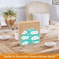 thumbnail image 5 of Happy Clouds Pattern Thick U Shape Acrylic Napkin Holder Non Slip Space Saving for Kitchen, 5 of 9