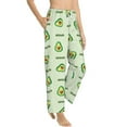 thumbnail image 2 of Fotbe Green Avocado Women's Pajama Pants,Sleepwear Pants,Pj Bottoms Drawstring And Pockets-Large, 2 of 9