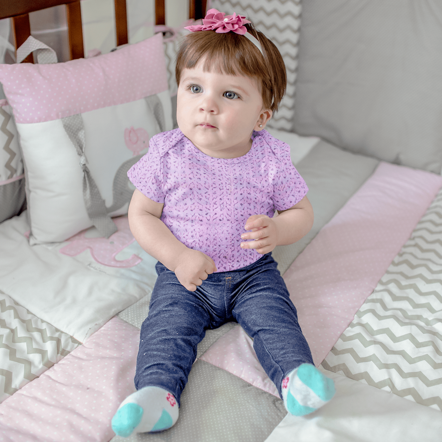 Baby Bright Newborn Essentials Baby Girl Outfits – 14pcs Baby Gift Set 0-3 Months, Newborn Baby Essentials, Baby Shower Gifts, Baby Mittens, Soft Baby Washcloths