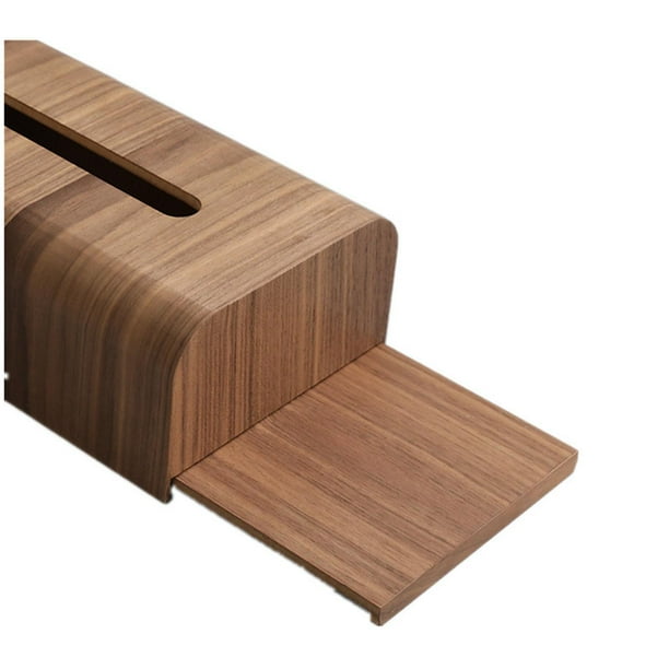 Rectangle Wooden Tissue Box Cover Storage Napkin Holder for Cafe