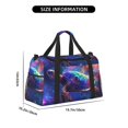 thumbnail image 3 of Easygdp Starry Sky Turtle Bolsa de Gimnasio, Bolsa de Viaje Duffel, Bolsa de Fin de Semana con Compartimentos, Bolsa de Mano para Noche, 3 of 7