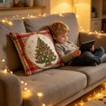thumbnail image 6 of Dalxymotic Christmas Cushion Cover, Xmas Soft Throw Pillow Case, Christmas Decorations Indoor Outdoor, Winter Decor Indoor, Holiday Home Decoration for Sofa, Bed, Couch, Chair, 6 of 6