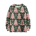 thumbnail image 6 of Women's Long Sleeve Christmas Pullover 3 D Christmas Printed Pullover Sweatshirt, 6 of 7