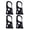 L 4pcs, variant on YIFAEUX 2/4Pcs Rope Tensioner Outdoor Backpacking Hiking Camping Guyline Cord Adjuster Heavy Duty Aluminum Alloy Self-Locking Rope Tightener