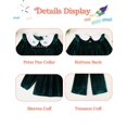thumbnail image 5 of Yaoqi 18 Months Infant Baby Girl Outfit Set 24 Months Winter Clothes Ruffle Long Sleeves Pullover Top Solid Color Pants 2pcs Clothing Green, 5 of 6