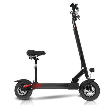 35 MPH &35MILES Electric Scooter with Seat 10INCH Tire E scooter for Adults