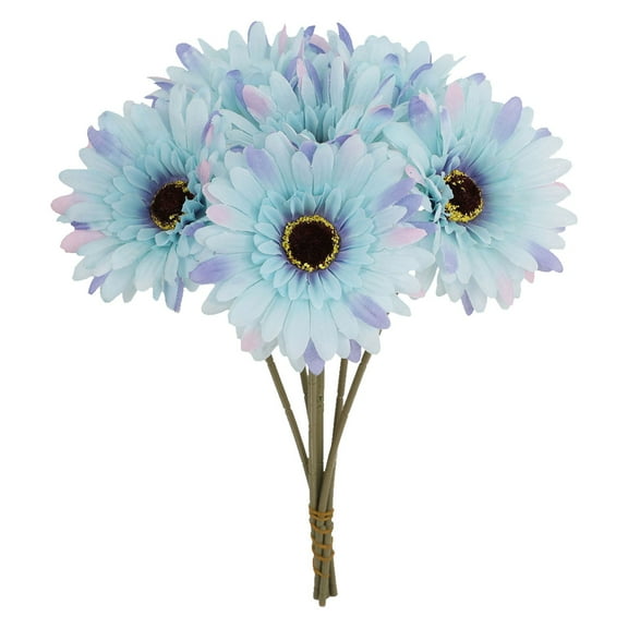 WUYVCG Artificial Flowers Promotion Artificial Gerbera Bouquet Wedding Handheld Flower Home & Hotel Decor Rustic Country Style Flower Arrangement Flower New Arrivals