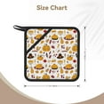 thumbnail image 3 of Disketp Thanksgiving Pot Holders Kitchen Insulation Mats Heat Resistant Pot-Holder Oven Anti-Scald Pads for Cooking Baking, 7.1*7.1inch, 3 of 8