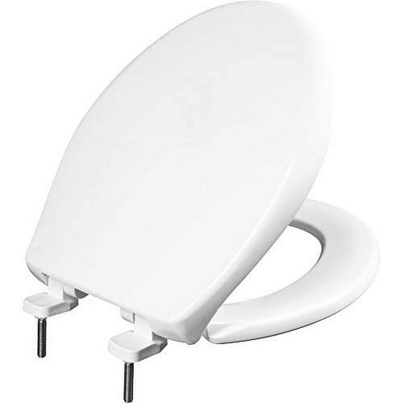 Bemis 790TDGSL Plastic Elongated Slow-Close Toilet Seat, White