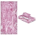 thumbnail image 6 of Coolnut 3 PCS Towel Beautiful Purple Marble Texture Cotton Bath Towel Set (1 Bath Towel, 1 Hand Towel, 1 Washcloth) for Bathroom, Super Soft and Quick Dry Towels, 6 of 6